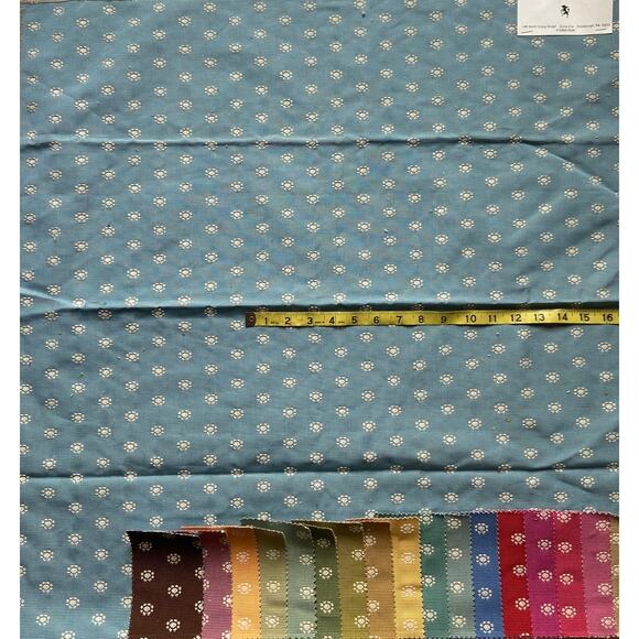 Brunschwig & Fils "Paulina Figured Texture" fabric floral vintage swatch 27x28 - Picture 2 of 5